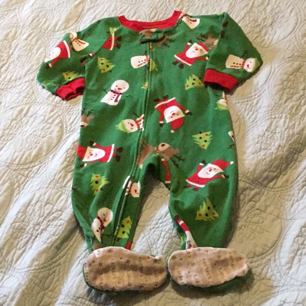 Carters toddler size 18 mos Christmas pajamas.